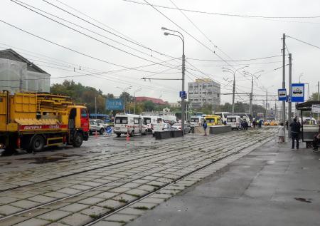 Автомобильное движение в районе ДТП на шоссе Энтузиастов затруднено