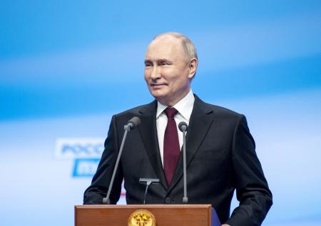 Путин встретился с соперниками по выборам