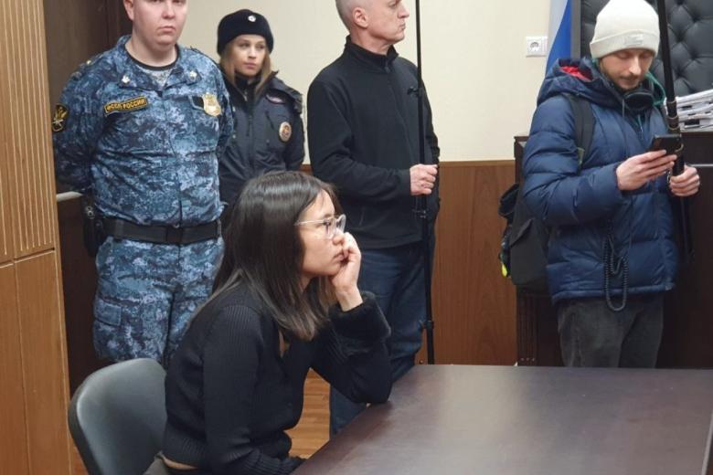 Гражданка США Алисия Дэй во время заседания Тверского суда Москвы