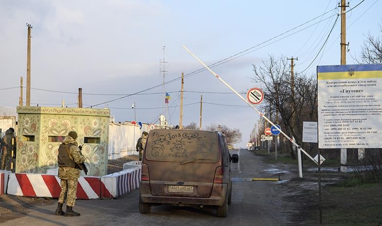 КПП на границе России и Украины