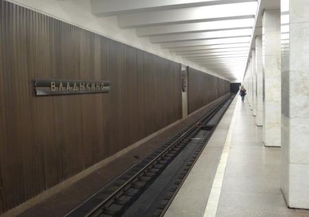 В Москве станцию метро «Владыкино» окутал дым от пожара в соседнем здании