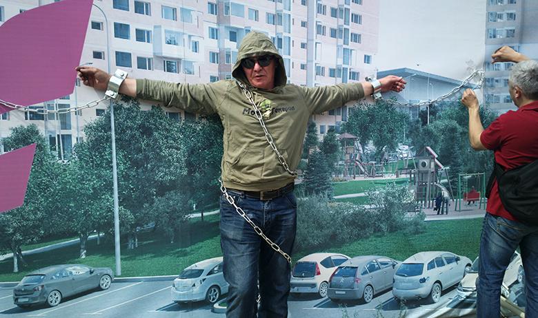 Акция обманутых дольщиков ЖК «Спортивный квартал»