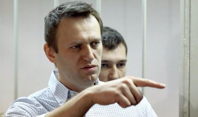 Оппозиционер Алексей Навальный 