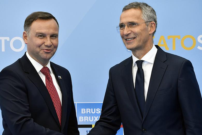 Анджей Дуда и Йенс Столтенберг