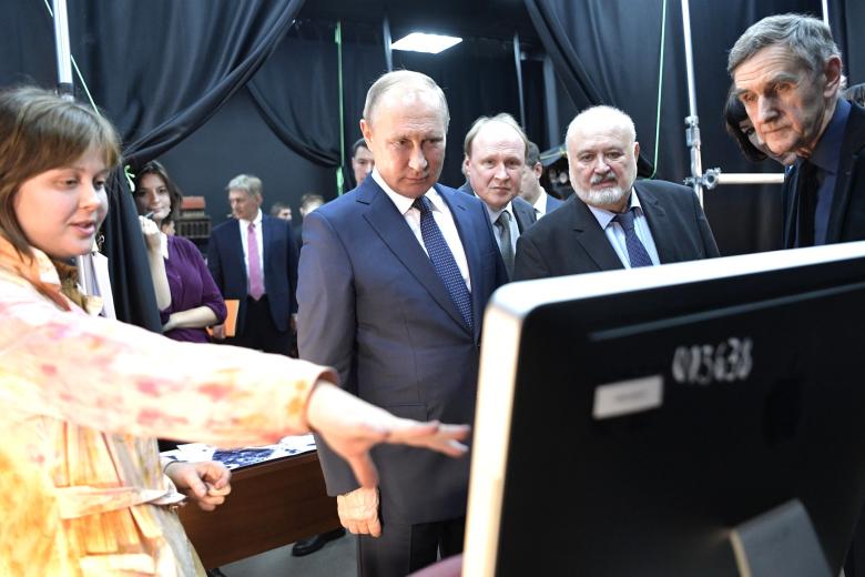Владимир Путин посетил Всероссийский государственный институт кинематографии имени С.А. Герасимова