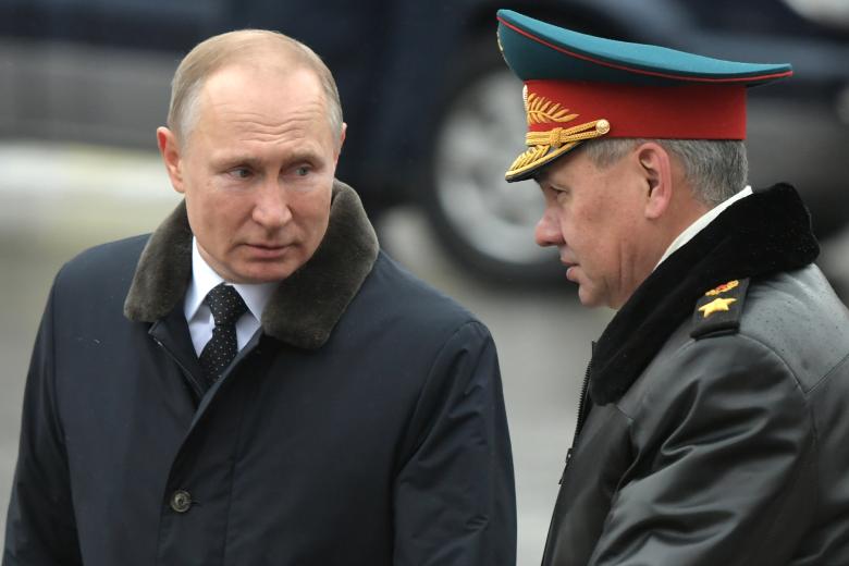 Владимир Путин и Сергей Шойгу