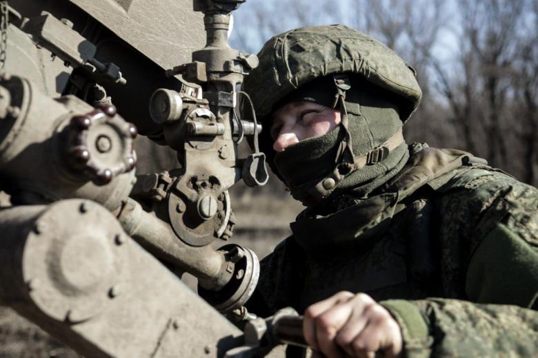 Военнослужащий ВС РФ в зоне проведения СВО