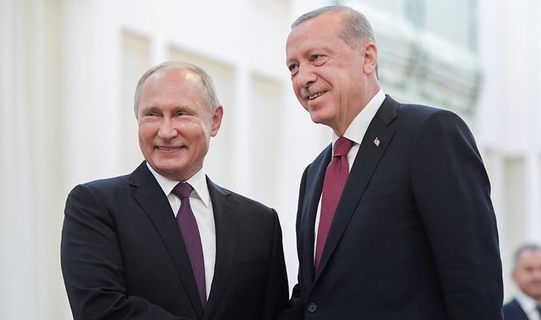 Владимир Путин и Тайип Эрдоган