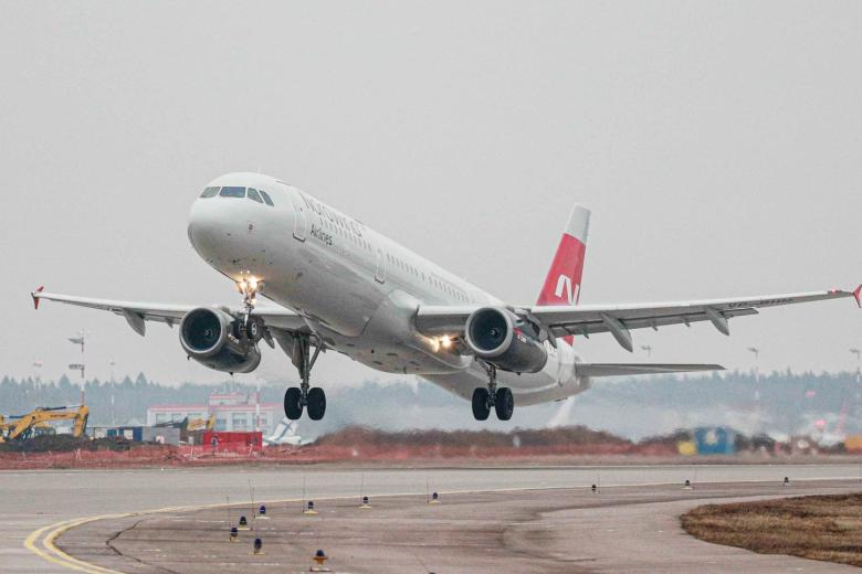 Самолет авиакомпании Nordwind Airlines