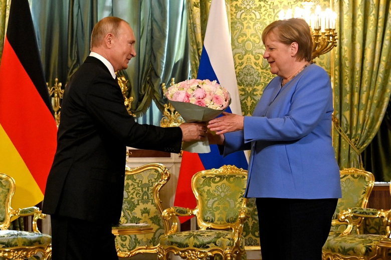 Владимир Путин, Ангела Меркель