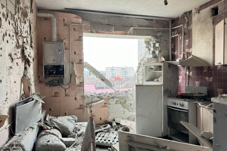 Последствия обстрела в Белгородской области