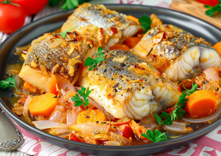 Минтай с морковью и луком на сковороде: легкий и вкусный рецепт