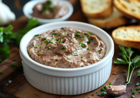Самый простой домашний классический паштет из куриной печени