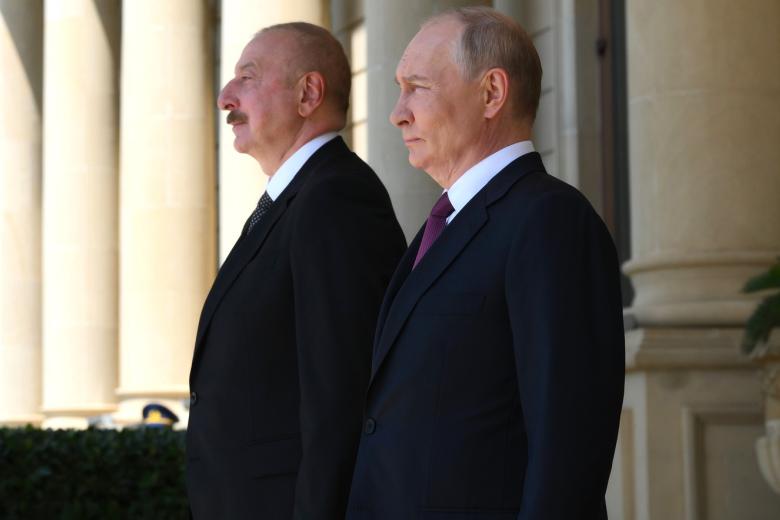 Владимир Путин и Ильхам Алиев