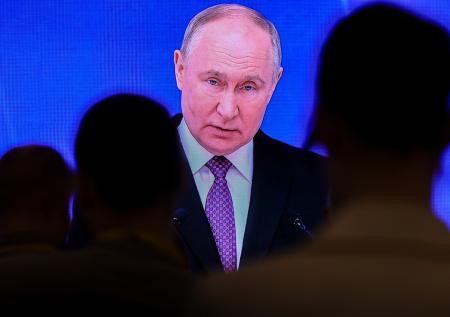 Назван процент россиян, доверяющих Путину