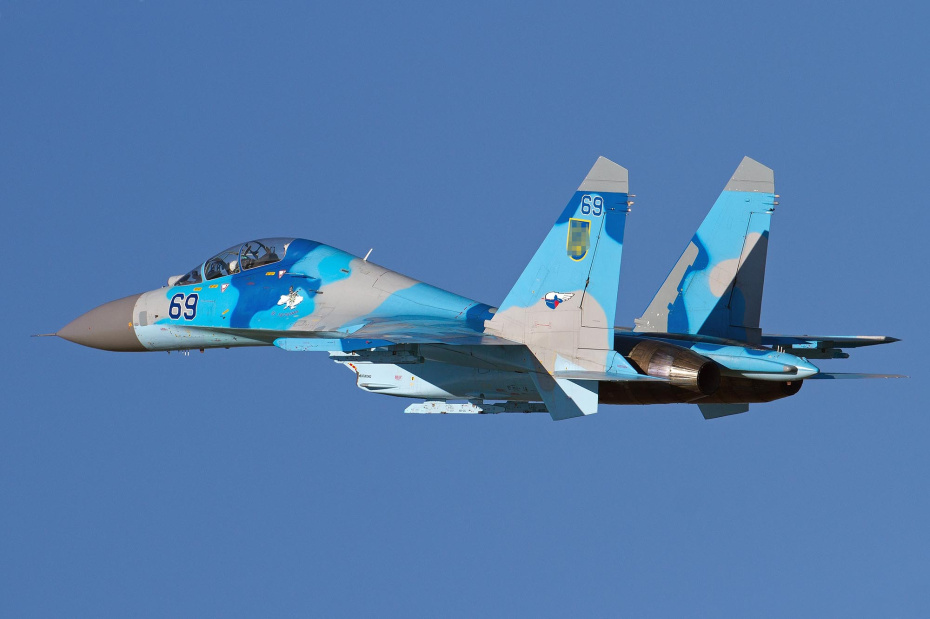 Ukraiński pilot myli się i zestrzelił własny myśliwiec Su-27