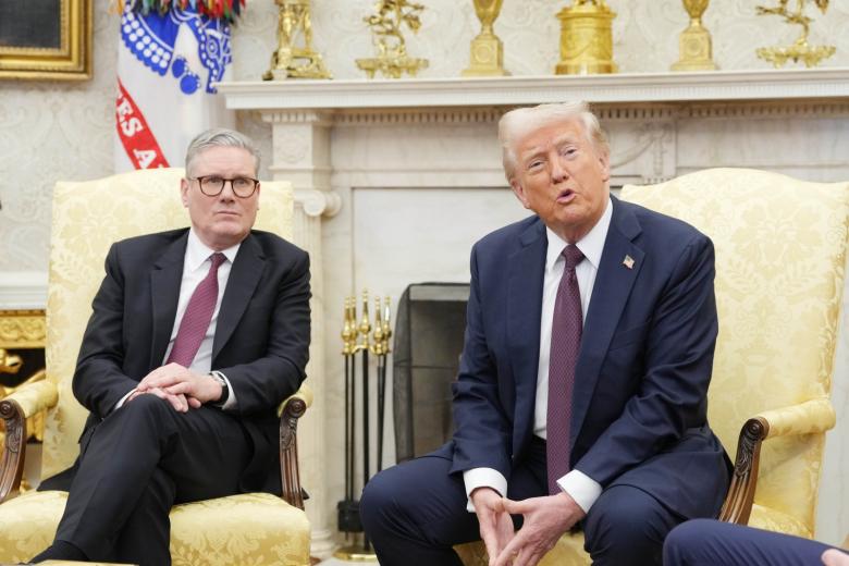 Кир Стармер, Дональд Трамп