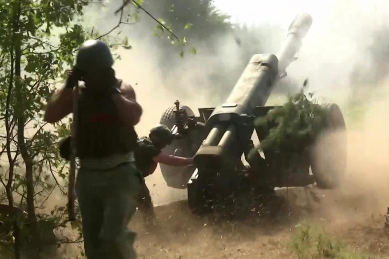 Боевая работа расчета Д-30