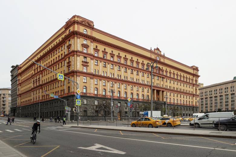 Здание Федеральной службы безопасности на Лубянской площади в Москве