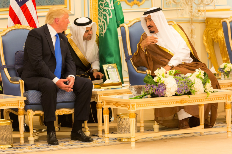 Президент США Дональд Трамп и король Салман ибн Абдул-Азиз Аль Сауд