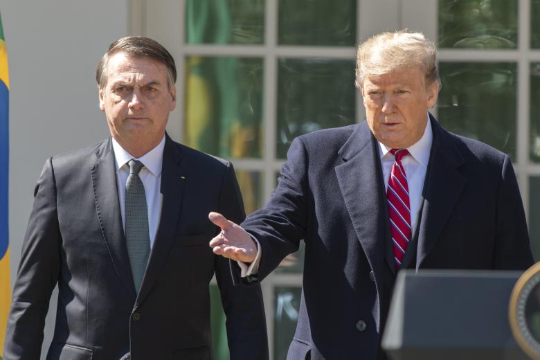 Жаир Болсонару и Дональд Трамп