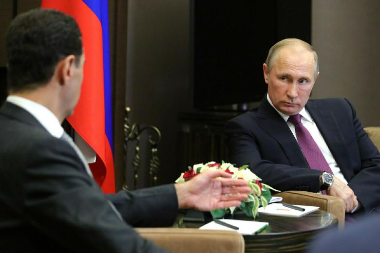 Башар Асад и Владимир Путин
