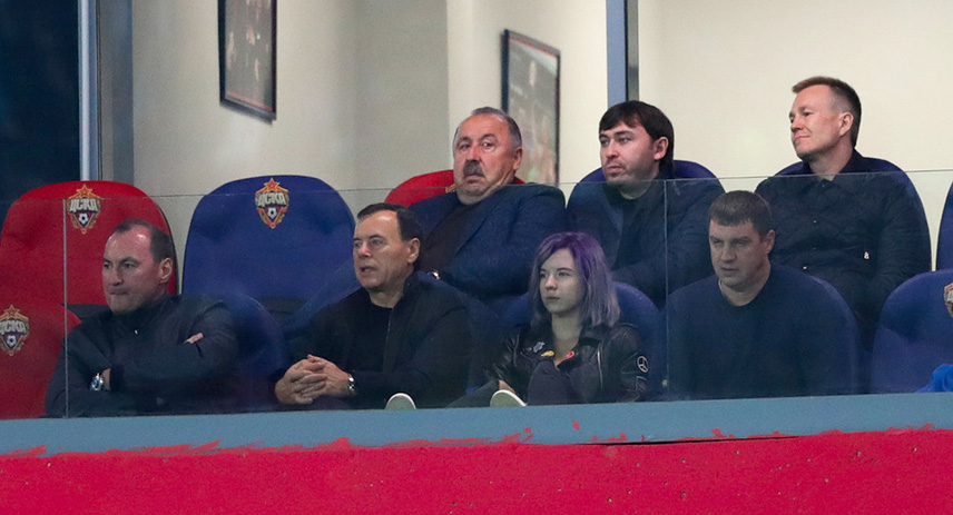 Бывший наставник ЦСКА Валерий Газзаев не мог пропустить дерби