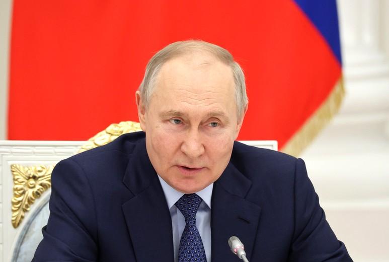 Владимир Путин на встрече с представителями общероссийской общественной организации «Деловая Россия»