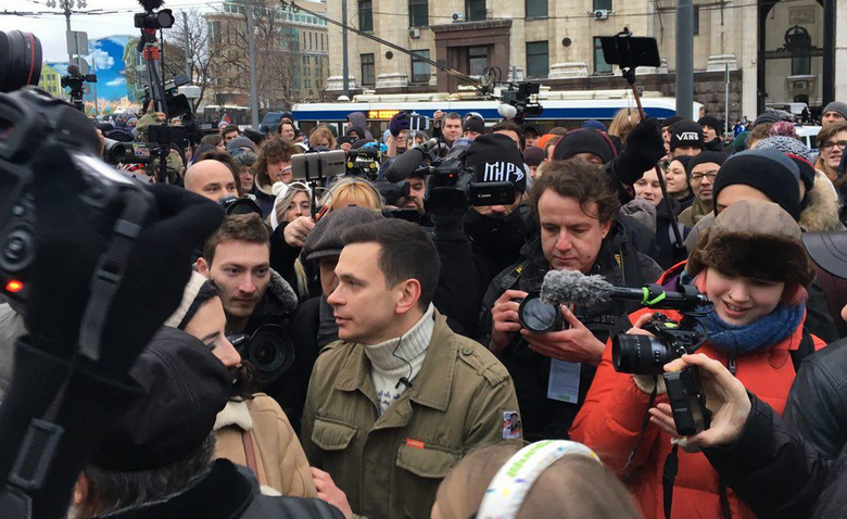 Илья Яшин в Лермонтовском сквере