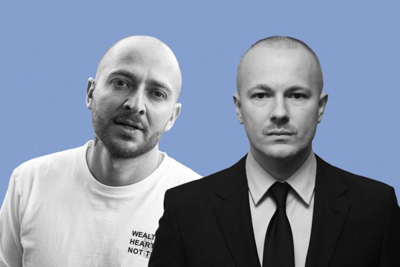 Рэпер Oxxxymiron (Мирон Федоров) и Гоша Рубчинский