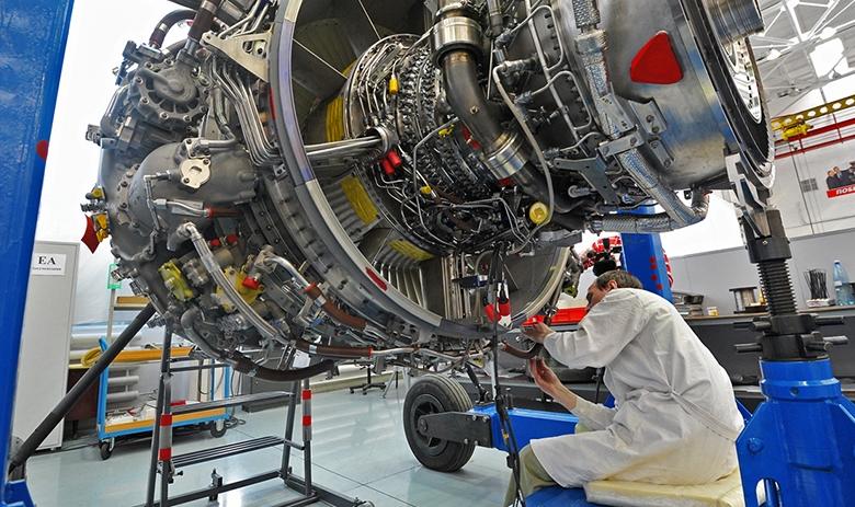 Газовая турбина большой мощности ГТД-110М