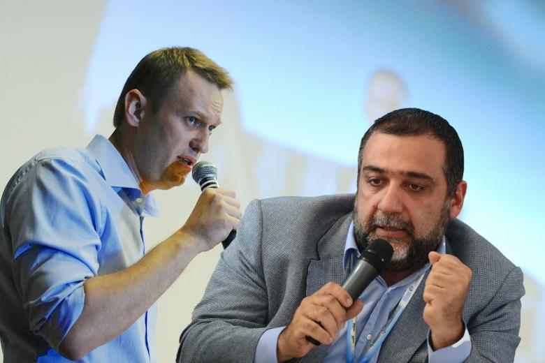 Алексей Навальный и Рубен Варданян