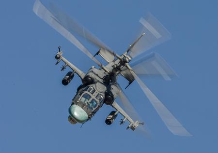 Минобороны России показало кадры ударов Ка-52 по объектам ВСУ