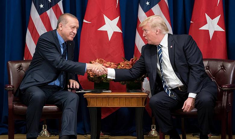 Реджеп Тайип Эрдоган и Дональд Трамп