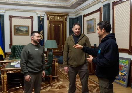 Орландо Блум встретился с Зеленским