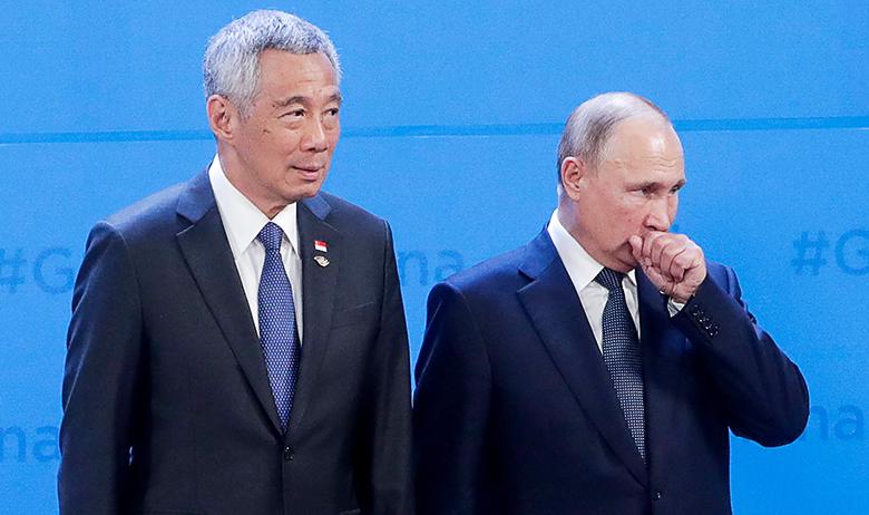 Ли Сяньлун и Владимир Путин