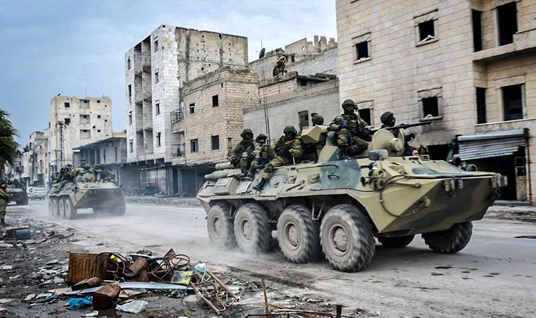 Военнослужащие ВС РФ в Алеппо, Сирия