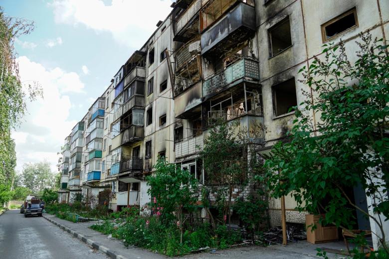 Белгородская область, поврежденый во время обстрела жилой дом