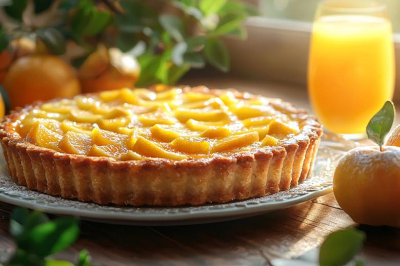 Шарлотка с апельсиновым соком
