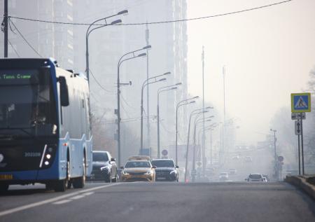 Уровень вредных веществ в воздухе столицы вырос почти в два раза