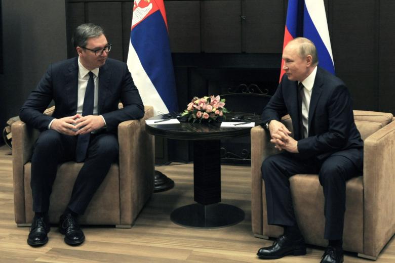 Александр Вучич, Владимир Путин
