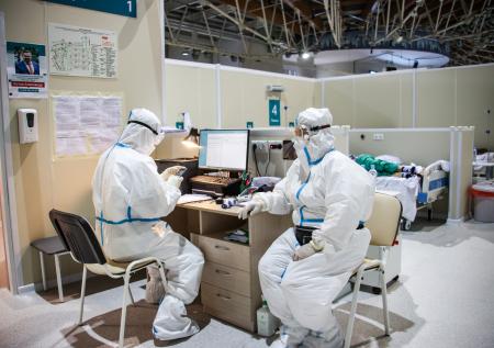 В России выявили 22 804 новых случая COVID-19
