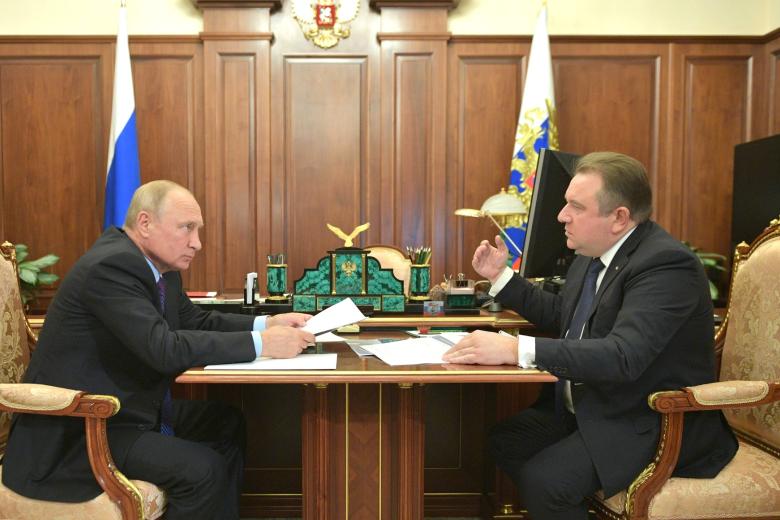 Владимир Путин и Алексей Рахманов