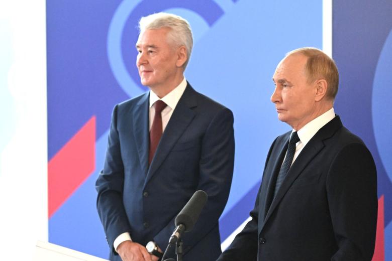 Сергей Собянин и Владимир Путин