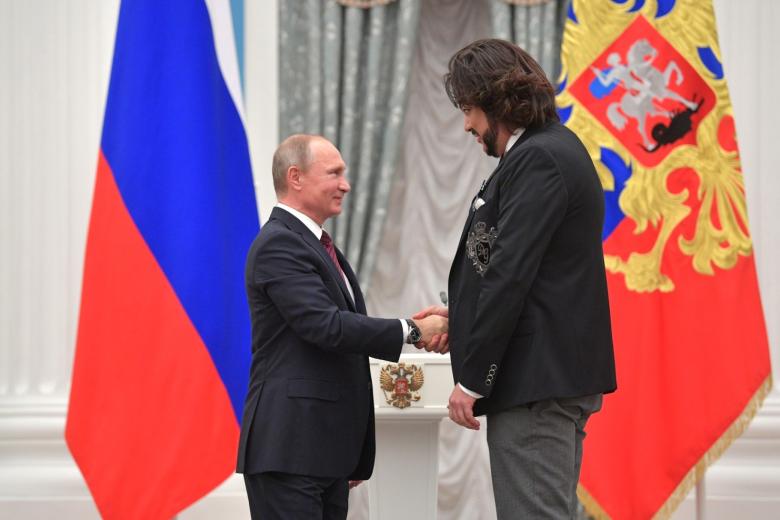 Владимир Путин и Филипп Киркоров