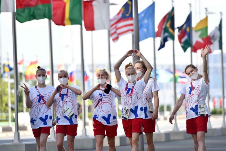 Женская сборная РФ по гимнастике после квалификации