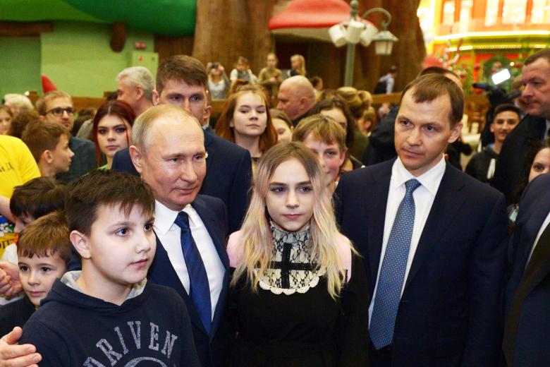 Владимир Путин на открытии парка «Остров мечты»