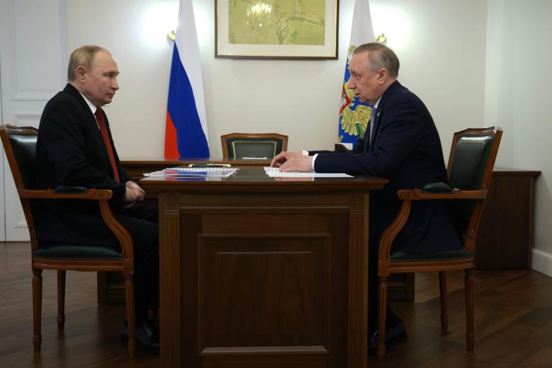 Владимир Путин и Александр Беглов