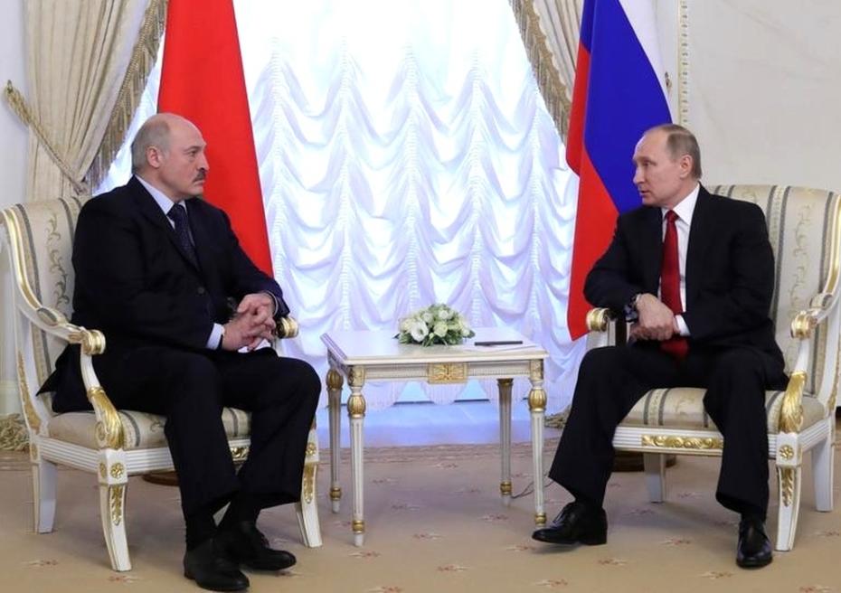 Александр Лукашенко и Владимир Путин