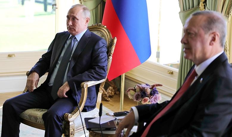 Владимир Путин С Президентом Турции и Реджеп Тайип Эрдоган